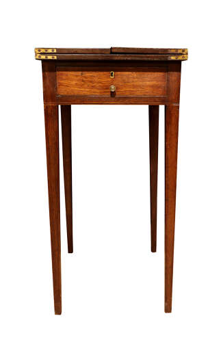 Georgian Mahogany Twin-Flap Bridge Table, Circa 1820