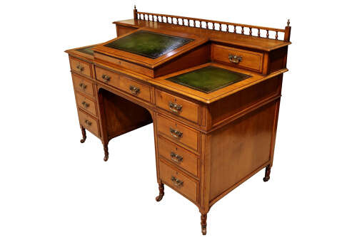 A Good Late Victorian “Dickens” Desk