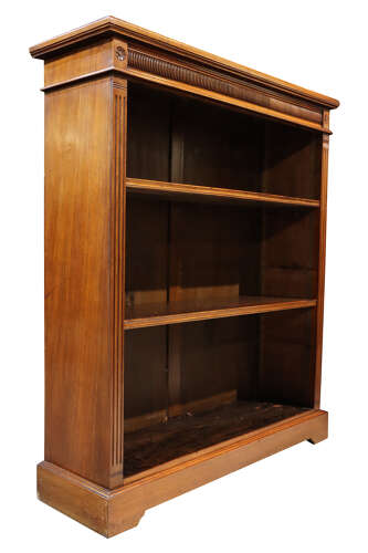 Edwardian Walnut Bookcase, circa 1900