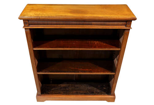 Edwardian Walnut Bookcase, circa 1900