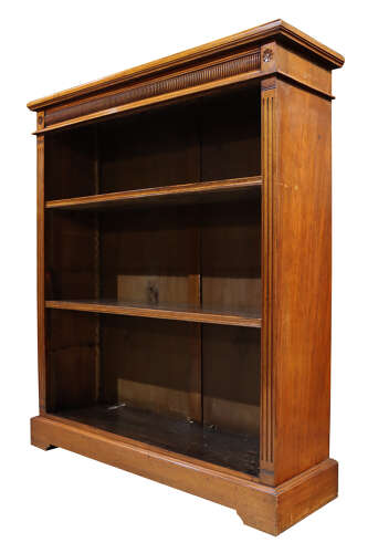 Edwardian Walnut Bookcase, circa 1900