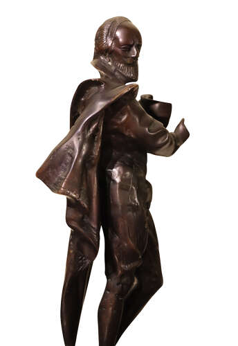 A Cast Bronze Figurine of William Shakespeare