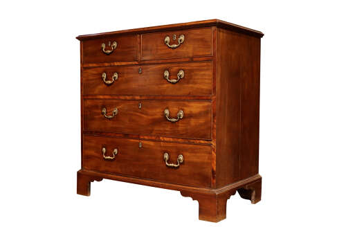 George III mahogany chest of drawers