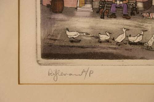 Pair of British Artist’s Proof Etchings by Graham Clarke