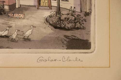 Pair of British Artist’s Proof Etchings by Graham Clarke