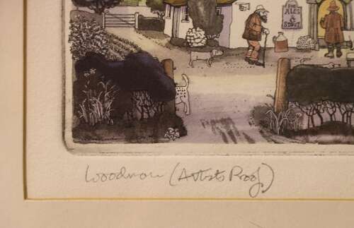 Pair of British Artist’s Proof Etchings by Graham Clarke