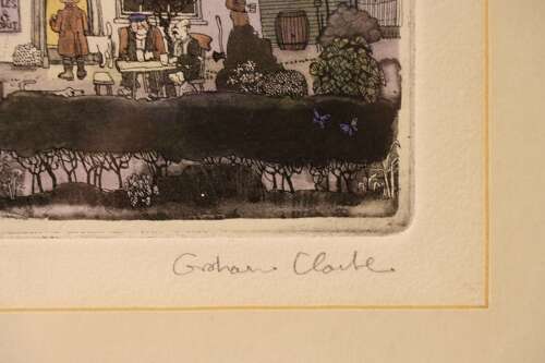 Pair of British Artist’s Proof Etchings by Graham Clarke