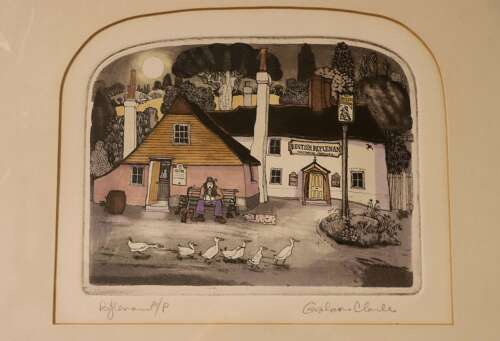 Pair of British Artist’s Proof Etchings by Graham Clarke