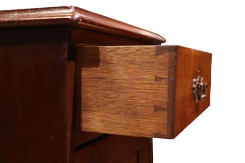 Pair of Early 20th Century Mahogany Bedside Cupboards with Drawer