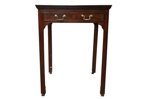 Mid 18th Century Mahogany Centre Writing Table with Pull-Out Slides, Circa 1750