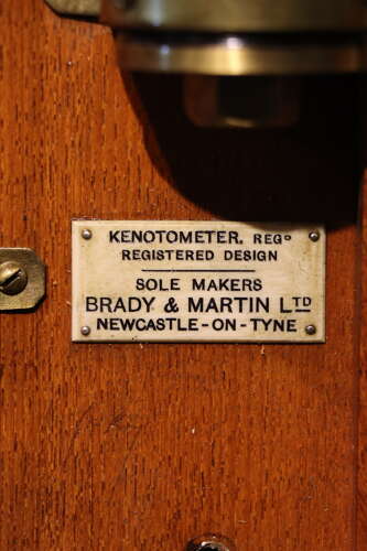 Victorian Kentometer by Brady & Martin Ltd, in Original Glazed Mahogany Case, Circa 1880