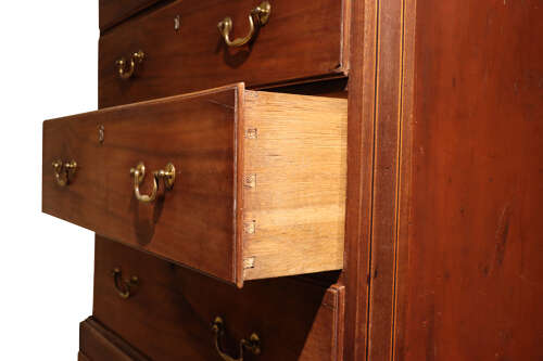 George III Mahogany Chest on Chest c1790
