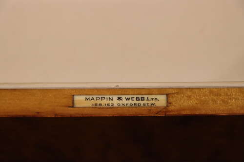 Fine Edwardian Satinwood Dressing Table by Mappin & Webb with Fitted Vanity Box c.1910