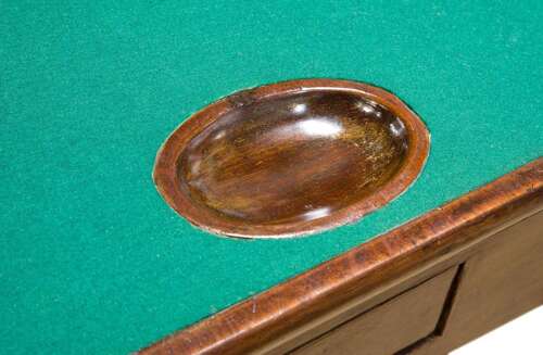 Fine George II Mahogany Concertina Action Card Table with Drawer, c.1750
