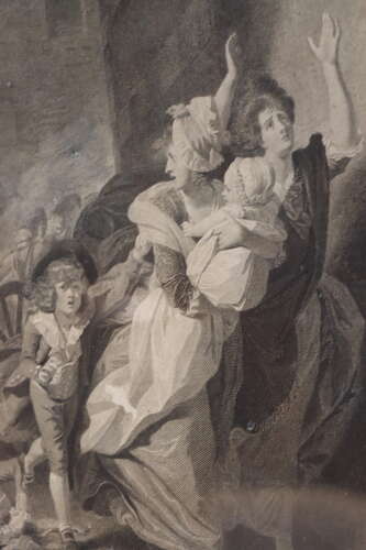 Fine Engraving after Copley – The Death of Major Pierson, Jersey 1781