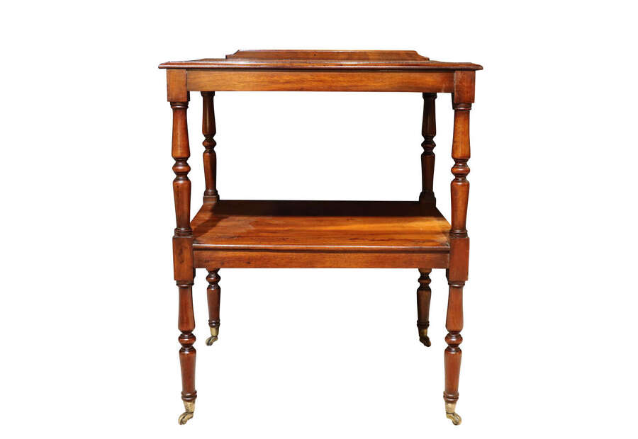 Early 19th Century Mahogany Two-Tier Reading Table / Side Table, circa 1820