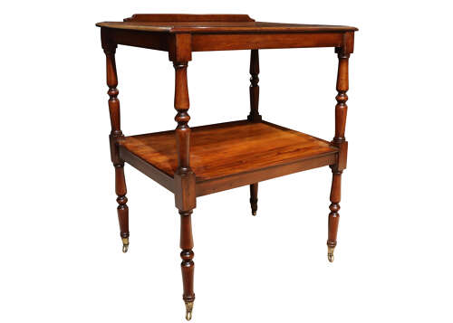 Early 19th Century Mahogany Two-Tier Reading Table / Side Table, circa 1820