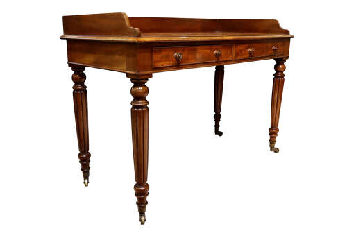 Mahogany Library Writing Table/Side Table, Circa 1860