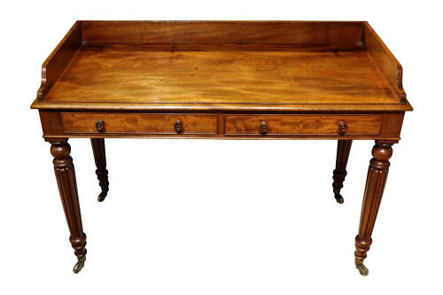 Mahogany Library Writing Table/Side Table, Circa 1860