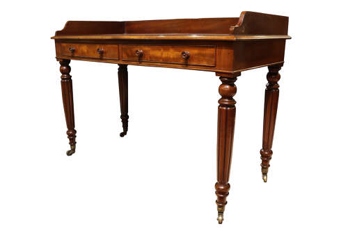 Mahogany Library Writing Table/Side Table, Circa 1860