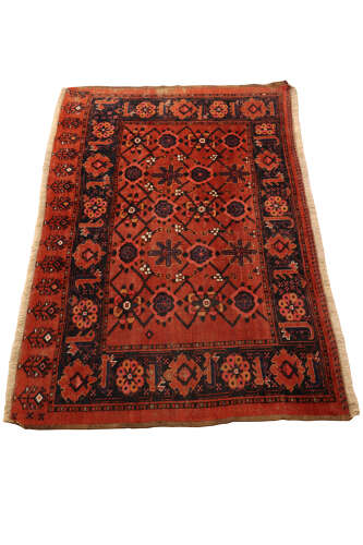 Antique North-West Persian Kurdish / Hamadan Hand-Knotted Tribal Rug, circa 1900