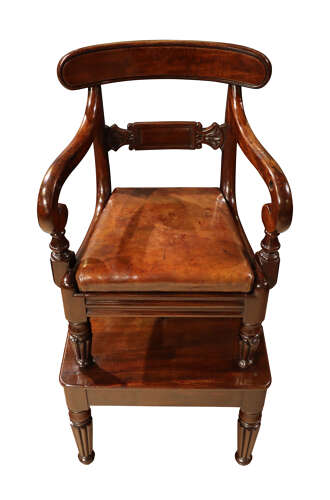 William IV Mahogany Metamorphic Child’s High Chair