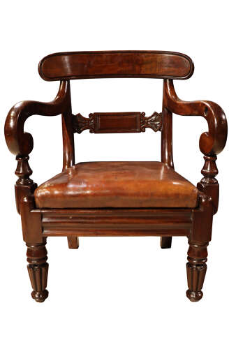 William IV Mahogany Metamorphic Child’s High Chair