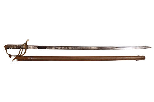 Rare Edward VIII 1936 Royal Artillery Officer's Sword by Wilkinson