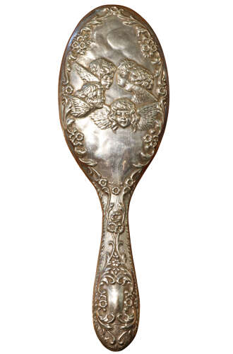 Hallmarked Sterling Silver Four Piece Dressing Table Set