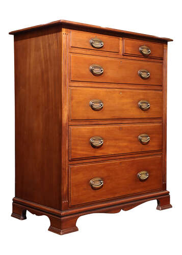 A Quality Edwardian Mahogany Chest of Drawers