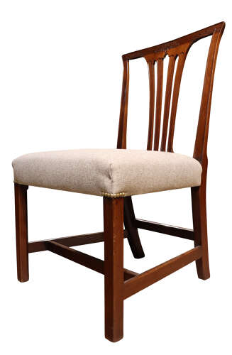 Set of Six Georgian Mahogany Dining Chairs
