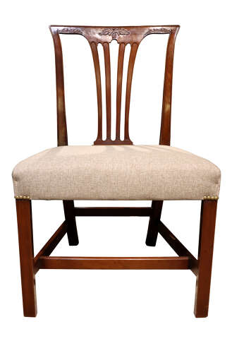 Set of Six Georgian Mahogany Dining Chairs
