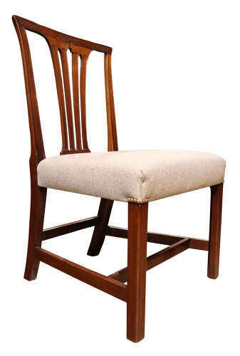 Set of Six Georgian Mahogany Dining Chairs