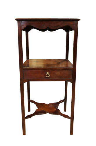 A Converted Victorian Mahogany Washstand, circa 1860