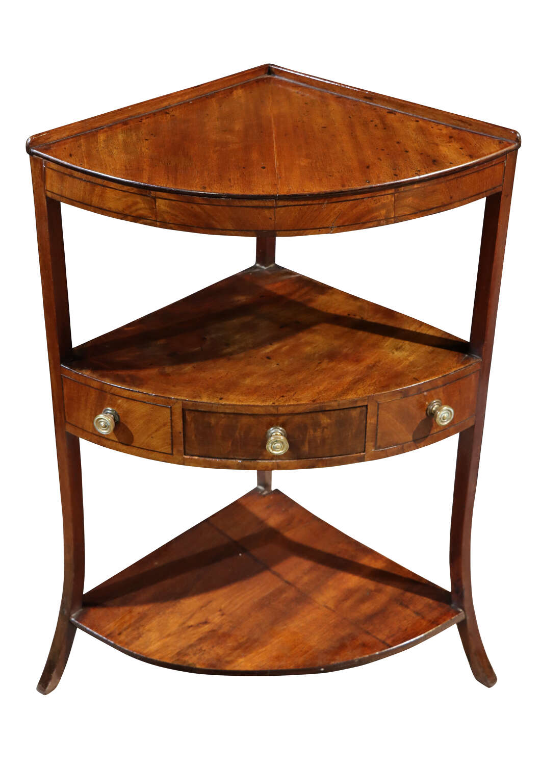 Early 19th Century Mahogany Corner Washstand, c.1825