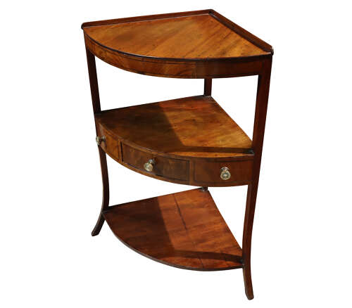Early 19th Century Mahogany Corner Washstand, c.1825
