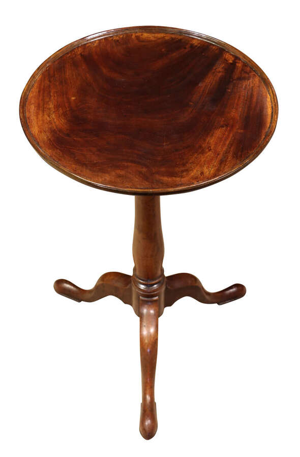 18th Century George III Mahogany Tripod Occasional Wine Table c.1780