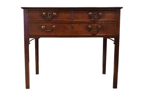 George III Oak Lowboy