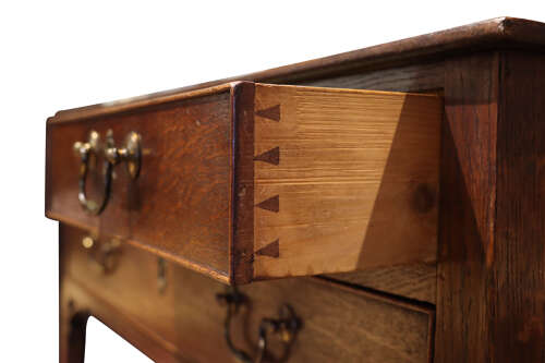 George III Oak Lowboy