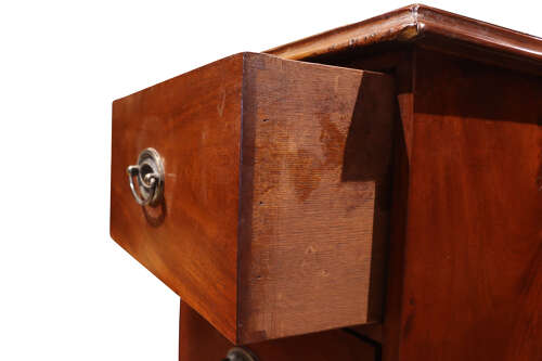 Pair of Victorian Mahogany Three Drawer Bedside Chests (Adapted) c.1880