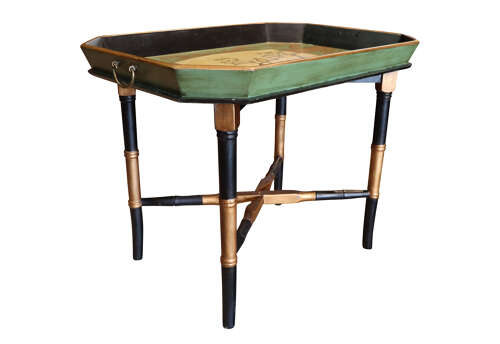 Mid-20th Century Regency Style Painted Chinoiserie Tray Table, c.1950