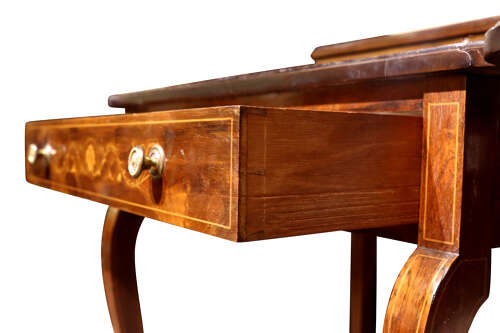 Edwardian Inlaid Rosewood Lady’s Writing Table with Fitted Interior, circa 1900