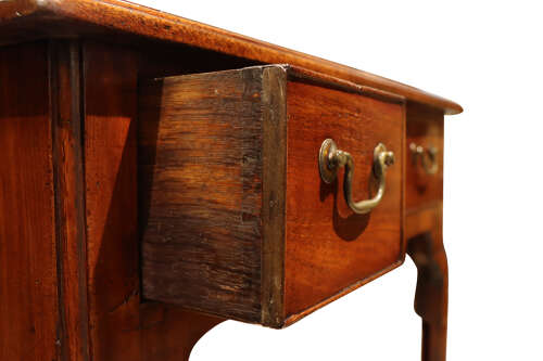 George II Mahogany Lowboy with Three Drawers, Circa 1750