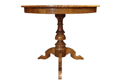 Fine Italian Sorrento Walnut Marquetry and Parquetry Occasional Table, Circa 1900